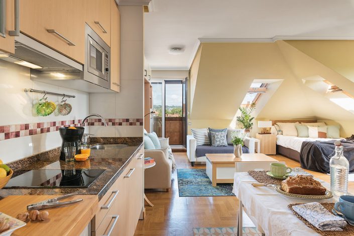 Fotografía de interiores profesional para home staging de Loft en viesques, Gijón, Asturias